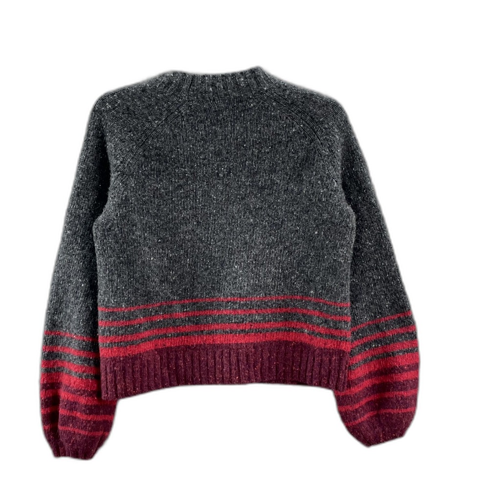 Smartwool Cozy Lodge Ombre Sweater Womens Large Raglan Sleeve Streetwear Grunge - Picture 2 of 8